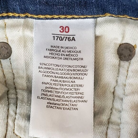 Polo Ralph Lauren Tompkins Skinny Fit Womens Size 30 Blue Denim Jeans 32x29 - Picture 6 of 14